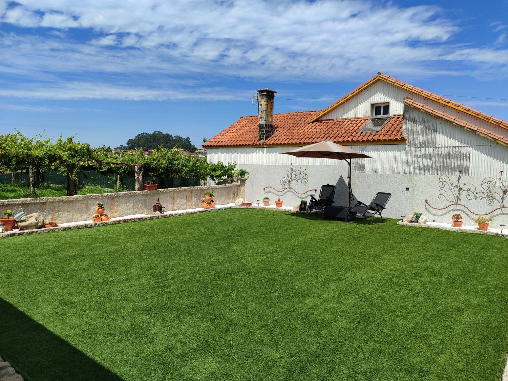 Casita Con Encanto Entre Vinedos Ferienhaus Cambados